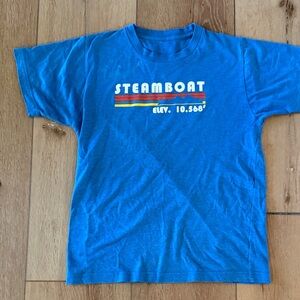 Blue Women's Short Sleeve Tee